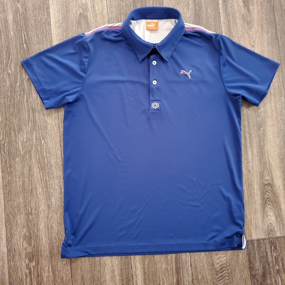 Puma Shirts Puma Mens Golf Polo Shirt Blue Size S Poshmark